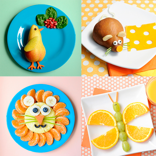 Recetas para niños, fruta divertida