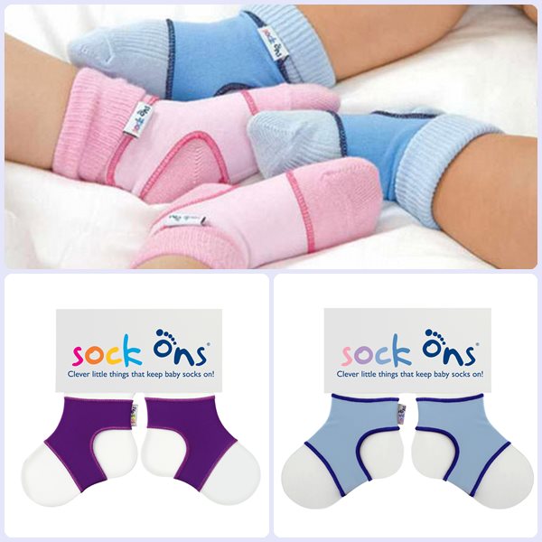 Sock Ons, ¡Sujeta Calcetines Para Bebés!