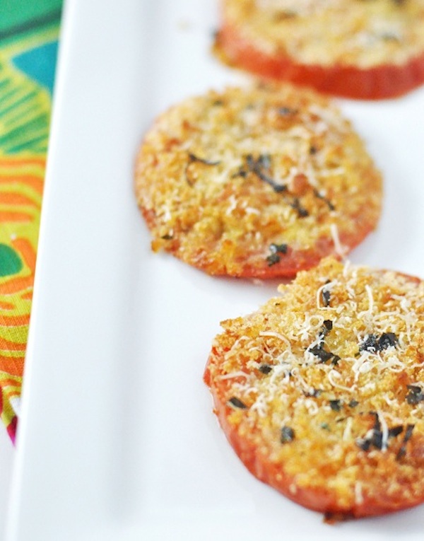 Tomates Gratinados Con Parmesano