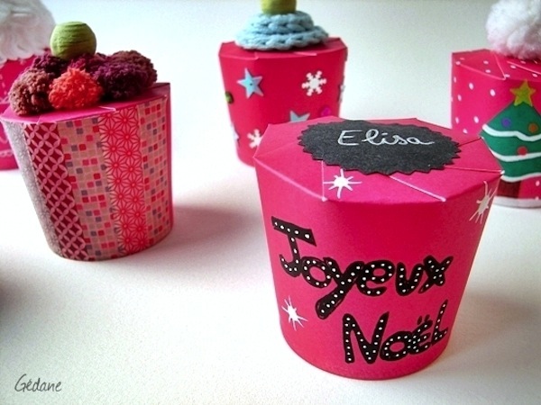 Cajitas De Regalo Con Vasos De Papel