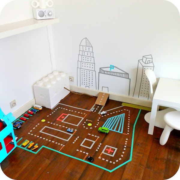 Decorar las habitaciones infantiles con washi tape