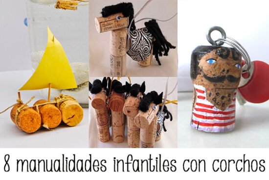Manualidades infantiles con corchos