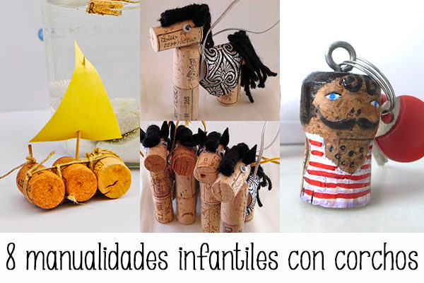 Manualidades infantiles con corchos