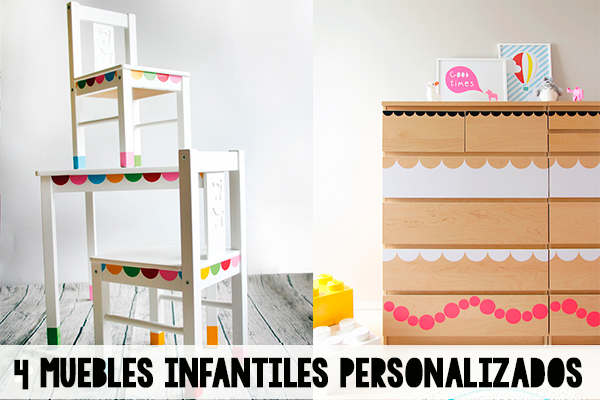 4 muebles infantiles personalizados