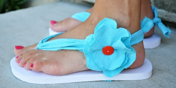 Chanclas Personalizadas Con Flor