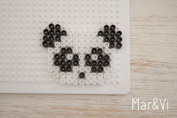 Patrón De Hama Beads Para Hacer Un Panda