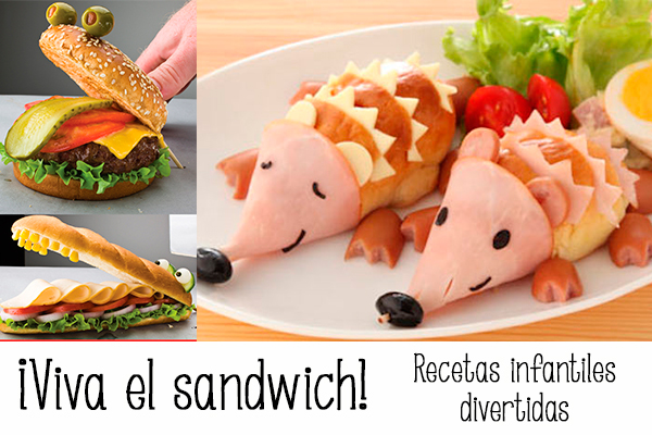 Sandwiches: 5 recetas infantiles divertidas - Pequeocio