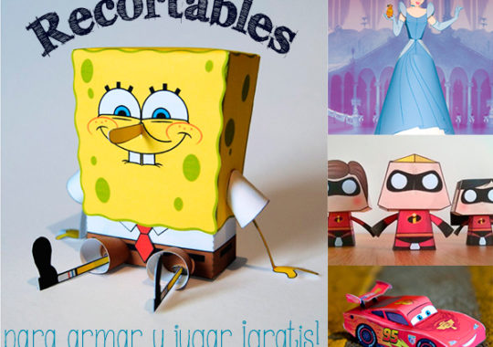 Recortables para armar y jugar gratis