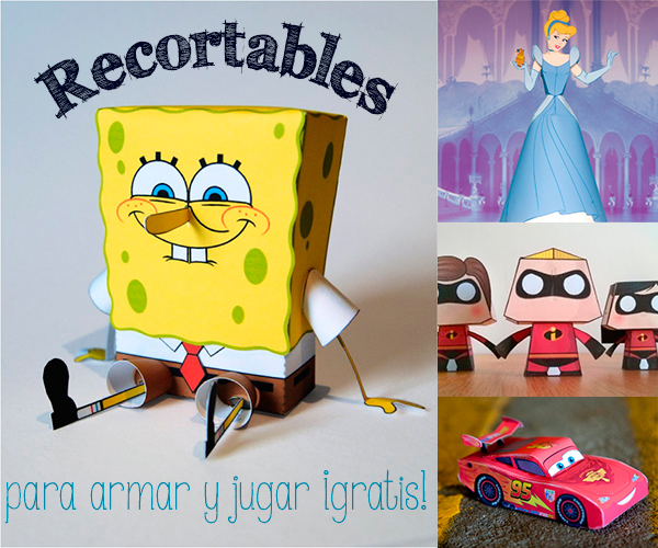 Recortables para armar y jugar ¡gratis! - Pequeocio