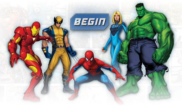 Juego online superhéroes Marvel
