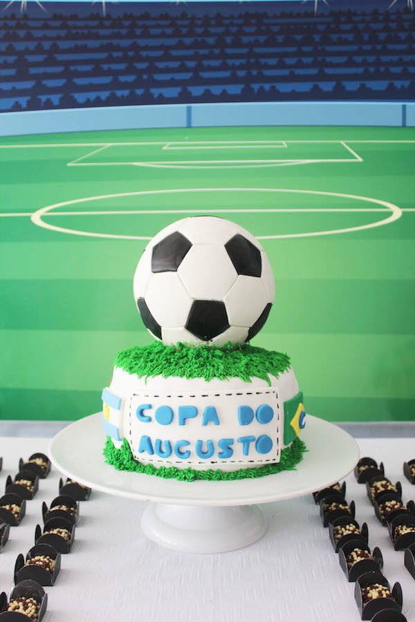 Tarta De Cumpleaños De Fútbol