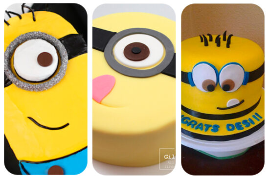 tartas fáciles de los Minions