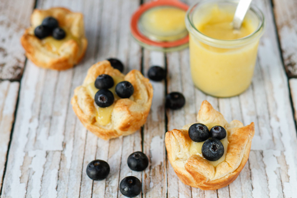 Tarteletas De Hojaldre Con Crema De Limón