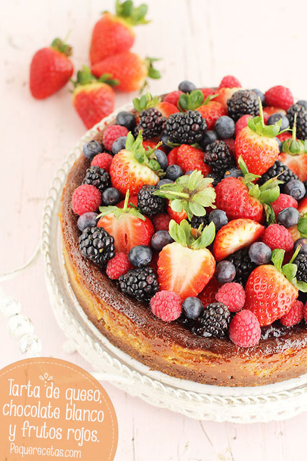 Tarta De Fruta Y Chocolate