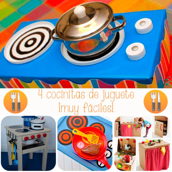 Cocinitas de juguete muy fáciles