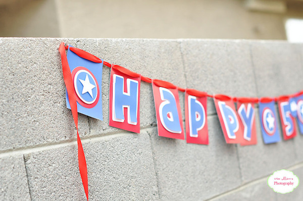 Decoración Cumpleaños Capitán América