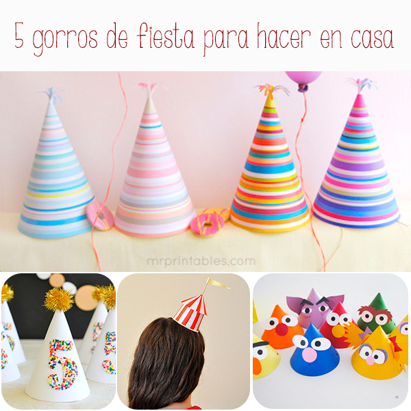 CÓMO HACER GORROS PARA CUMPLEAÑOS