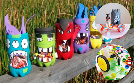 Manualidades con botellas de plástico