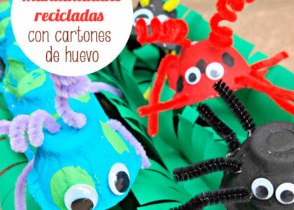 Manualidades Recicladas Con Cartones De Huevo