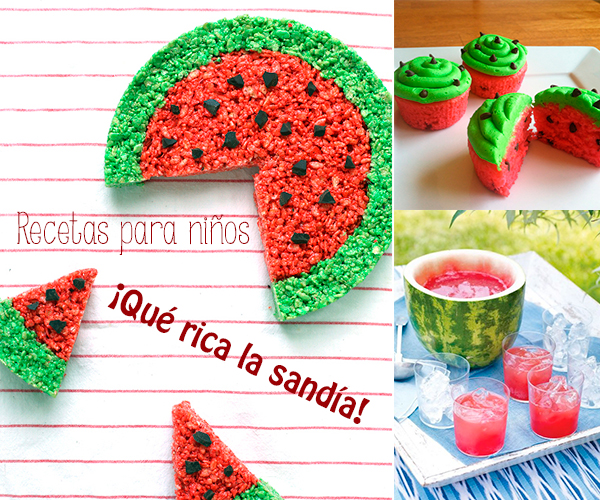 Recetas para niños con sandía
