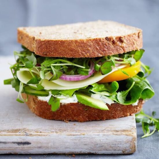 6 sándwiches vegetales Pequeocio