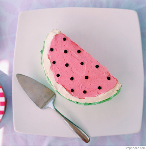 Tarta En Forma De Sandía