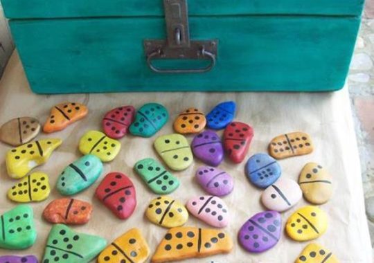 Juegos Infantiles Con Piedras Pintadas