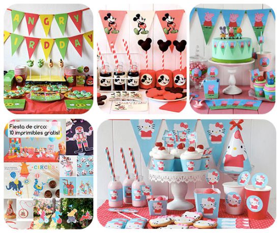 fiestas infantiles imprimibles gratis
