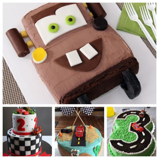 Tartas de cumpleaños fáciles de Cars