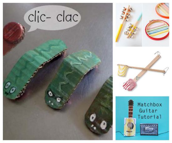 Instrumentos musicales caseros