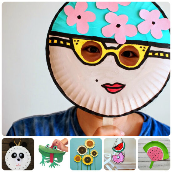 Manualidades originales con platos desechables