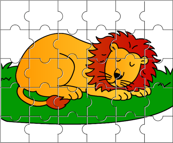 5 puzzles ¡para imprimir! - Pequeocio