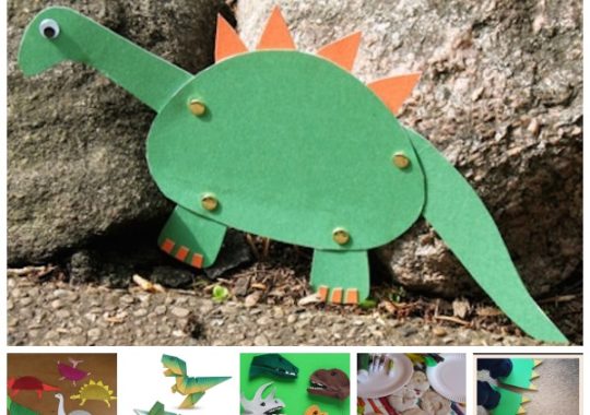 Manualidades para niños de dinosaurios