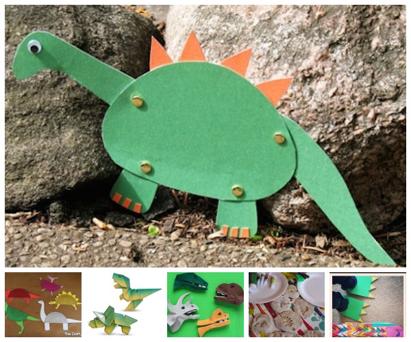 Manualidades Para Niños De Dinosaurios