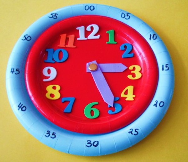 Manualidades Para Niños Para Aprender La Hora