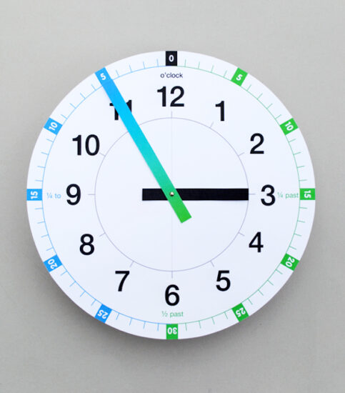 Manualidades infantiles para aprender la hora
