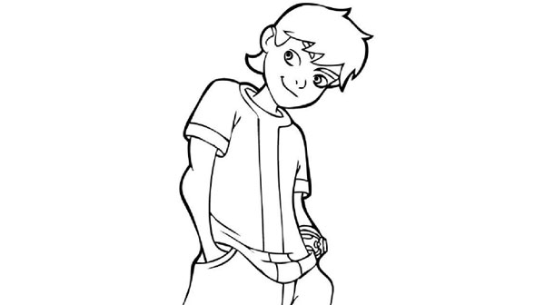 Dibujos Para Colorear Gratis De Ben 10