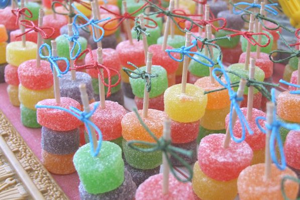 Brochetas De Chuches Para Cumpleaños