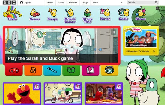 CBeebies, aprender inglés jugando