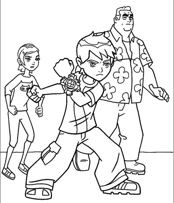 Dibujos para imprimir de Ben 10