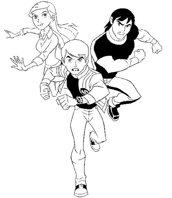 Dibujos Para Colorear De Ben 10 ¡Gratis!