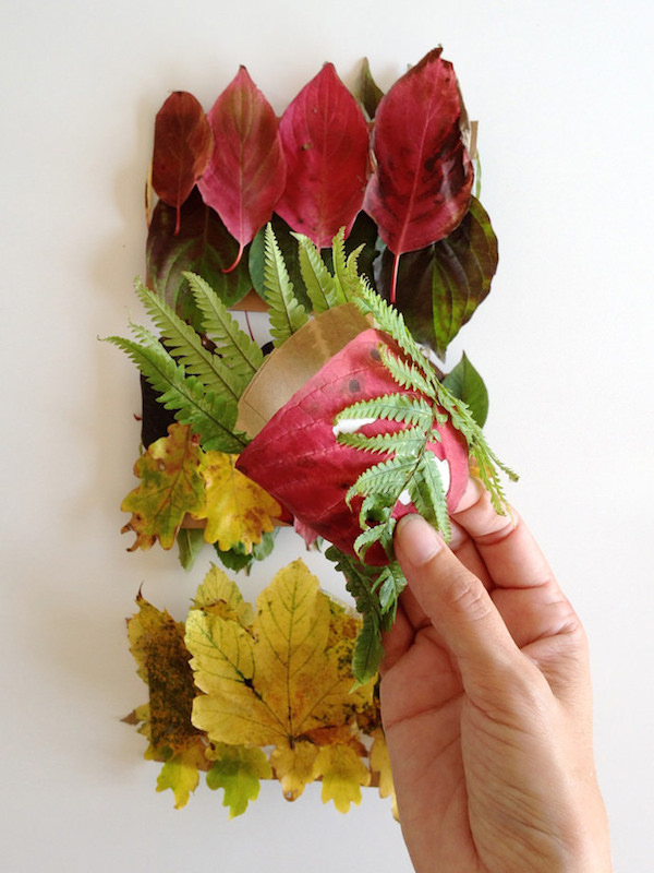 Manualidades con hojas de otoño