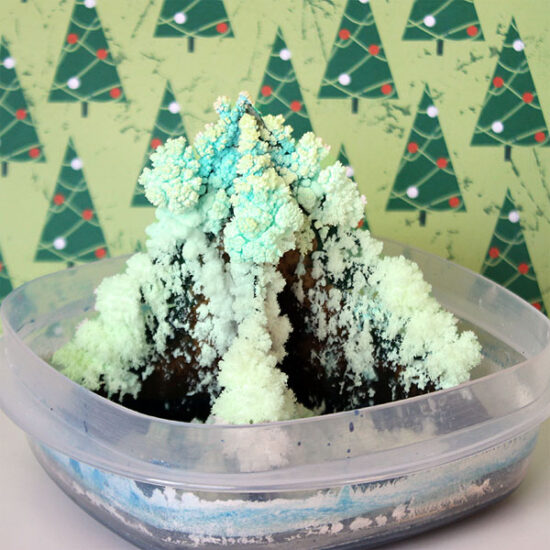 Experimentos caseros: árbol de Navidad