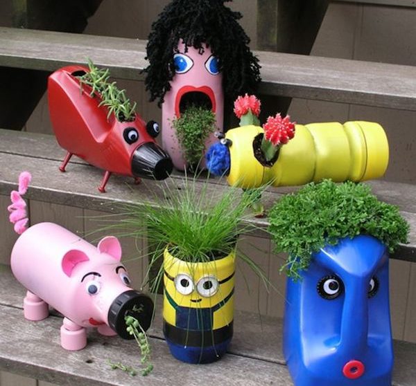 Ideas para reciclar botellas de plástico