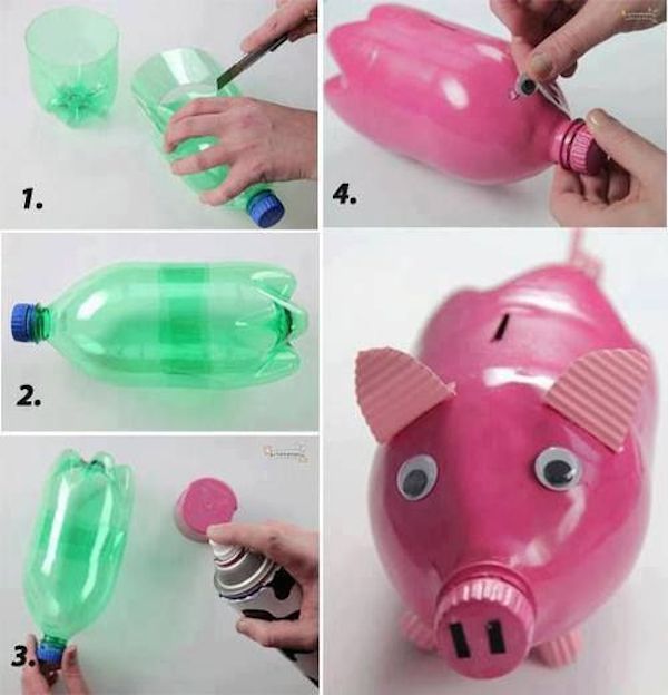 Fantasía Donación muñeca Ideas para reciclar botellas de plástico