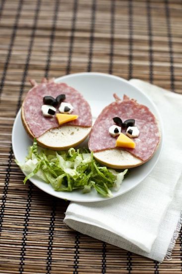 Recetas para niños de Angry Birds
