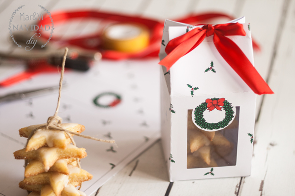 Caja Para Galletas De Navidad