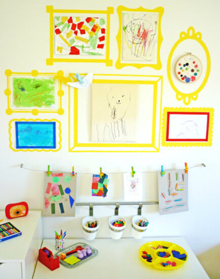 decorar paredes con dibujos