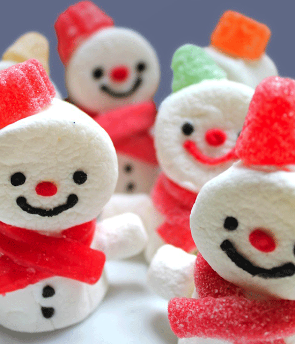 10 recetas de Navidad, ¡dulces muñecos de nieve! - Pequeocio