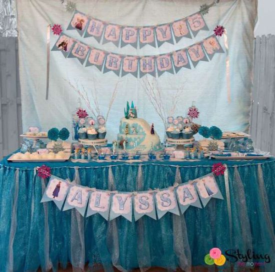 Cumpleaños de Frozen